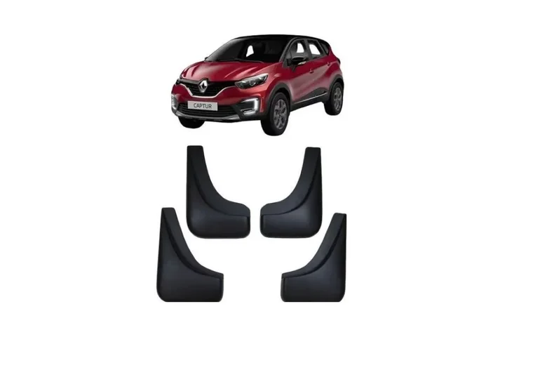 Apara-Barro Renault Captur 17/22 Conjunto 4 Peças (Preto)