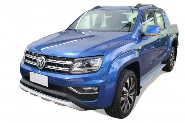 Overbumper Amarok 17/22 (Preto c/ Prata-Aluminium)