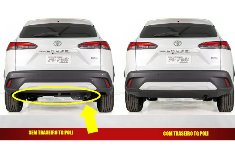 Spoiler Traseiro do Toyota Corolla Cross 21/25 (Preto)