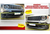 Overbumper Dianteiro Jeep Renegade Diesel 15/21 E Flex 19/21 (Preto)  Para-Choque 1 - Imagem: 1