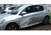 Calha Inteiriça/Slim Peugeot 208  2º Geração   2021/2025  4 Portas - Imagem: 1