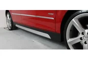 Spoiler Lateral Universal Sport-Road Aplicável de 1,65M a 2,05M (Preto c/ Prata-Aluminium) - Imagem: 1