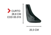 Flap Protetor Universal Curto (Para-Barro) Preto 4 Peças - Imagem: 2