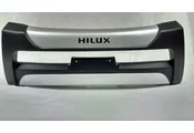 Overbumper Hilux Cabine Dupla 05/08 (Preto c/ Prata-Aluminium)  - Imagem: 1