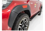 Alargadores [Pp] Toyota Hilux 16/23 Conjunto 6 Peças (Preto)   Exceto Conquest E Gr-Sport - Imagem: 2