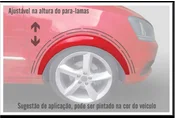 Aro Protetor [Pp] Universal Conjunto 4 Peças (Preto) - Imagem: 1