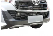 Overbumper Hilux Cabine Dupla 19/20  (Preto c/ Prata-Aluminium) - Imagem: 2