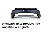 Overbumper Duster 15/19  S/ Alojamento P/ Farol de Milha (Preto c/ Prata Aluminium) - Imagem: 1