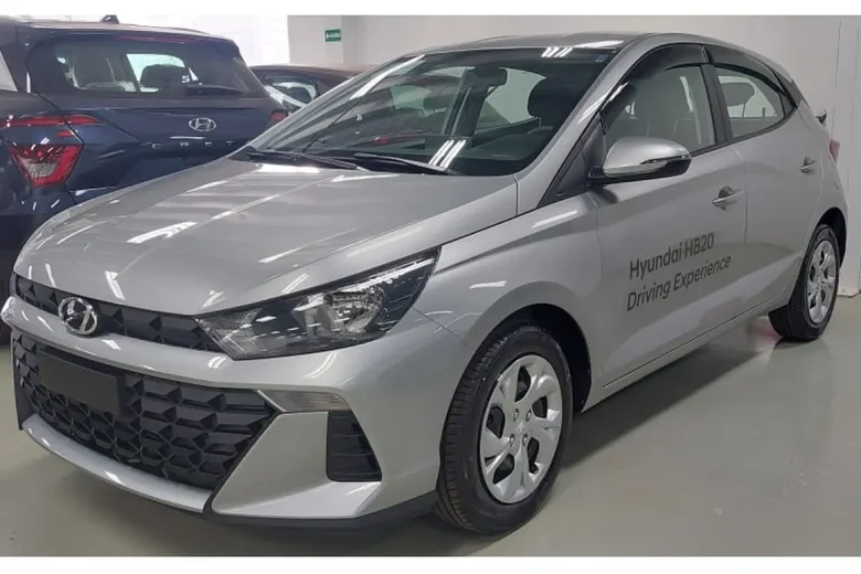 Calha para Carro Inteiriça/ Slim Hb20 Nova Geração Hatch 2020/2024