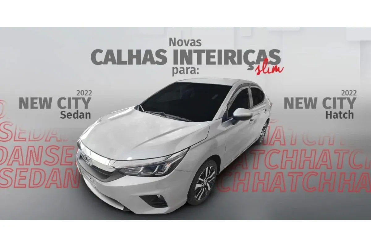 Calha Inteiriça/Slim New City Hatch/ Sedan 2022/2024