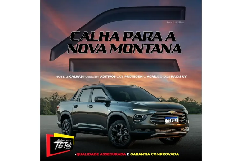 Calha Slim Gm Nova Montana Cd 2023/2024   4 Portas