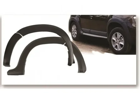 ALARGADORES DUSTER 15/19  CONJUNTO 8 PEÇAS (PRETO)