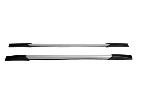RACK DE TETO DECORATIVO [PP] UNIVERSAL APLICÁVEL ATÉ 154CM (PRETO C/ PRATA-ALUMINIUM)