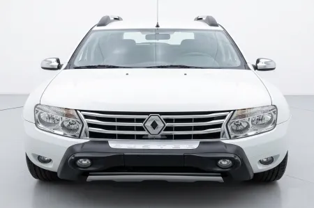 OVERBUMPER DUSTER 11/14 C/ ALOJAMENTO P/ FAROL DE MILHA (PRETO C/ PRATA-ALUMINIUM