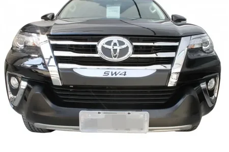 OVERBUMPER HILUX SW4 16/20 (PRETO c/ PRATA-ALUMINIUM)