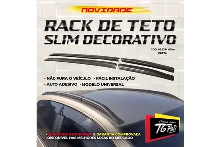 RACK DE TETO DECORATIVO [PP] SLIM UNIVERSAL COMPRIMENTO 1,60 m